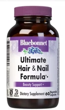 Bluebonnet Ultimate Hair & Nail Formula 60 Veg Capsules