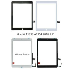 Touch Screen Digitizer Replace Home Button For iPad 6 6th Gen 2018 A1893 A1954