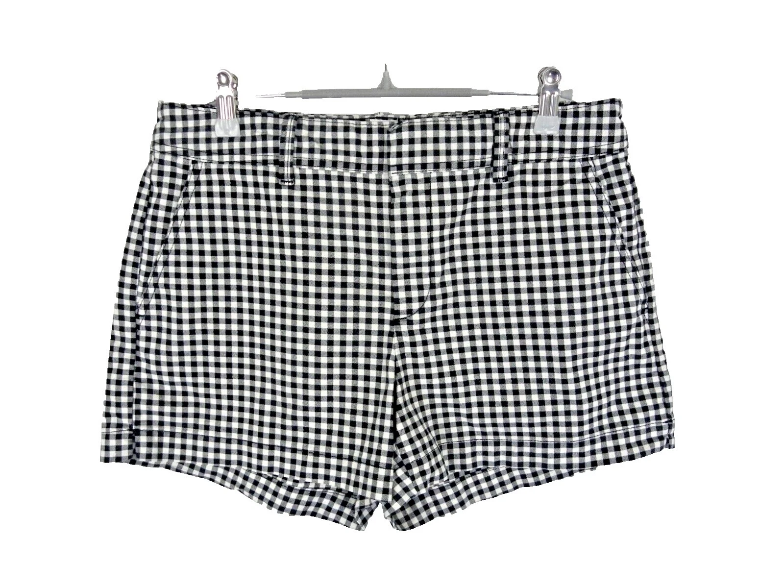 Шорты для женщин Gap хлопок клетка