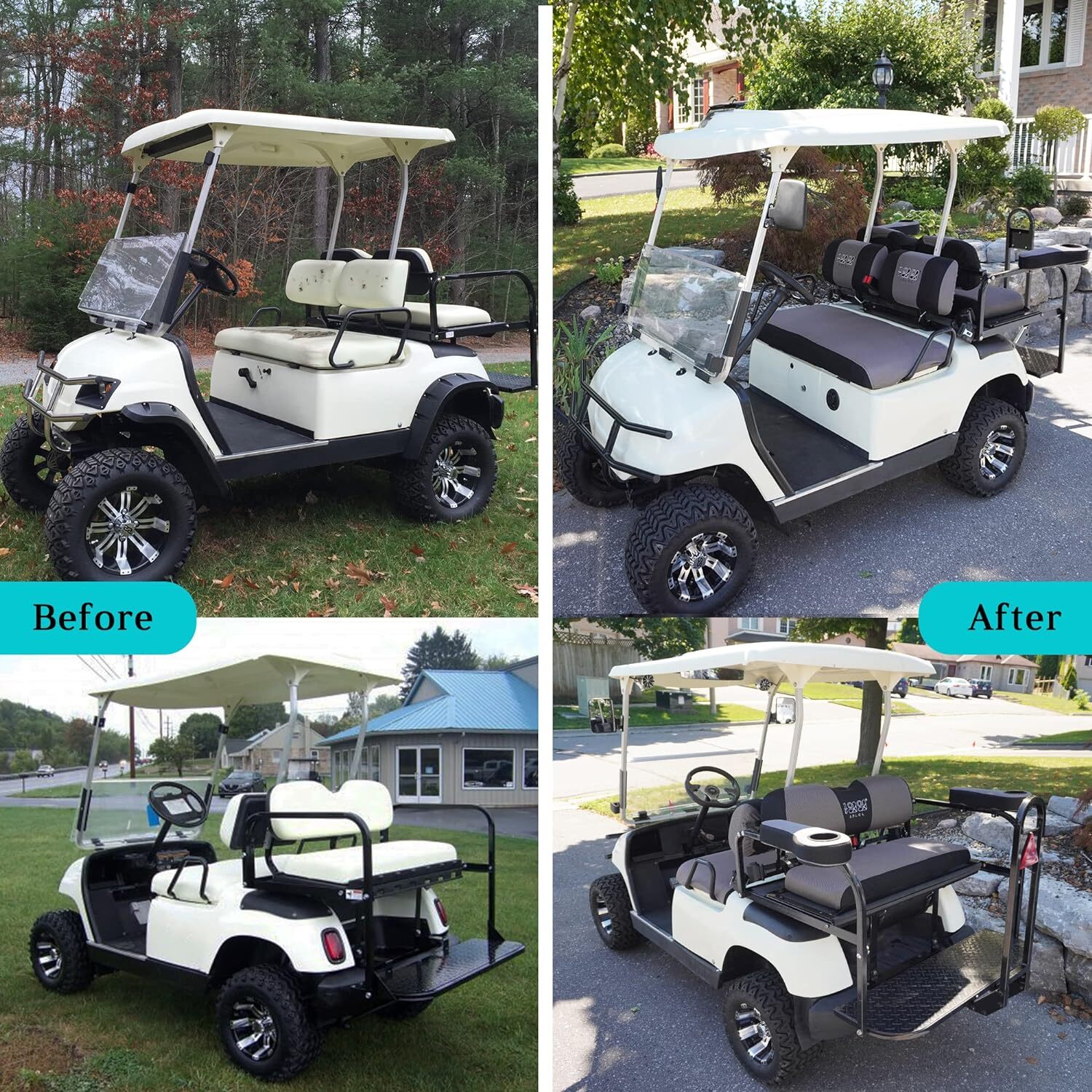 Golf Cart Front Rear Seat Covers Yamaha G2 G8 G9 G11 G14 G16 G20 G19 G21 G22 eBay