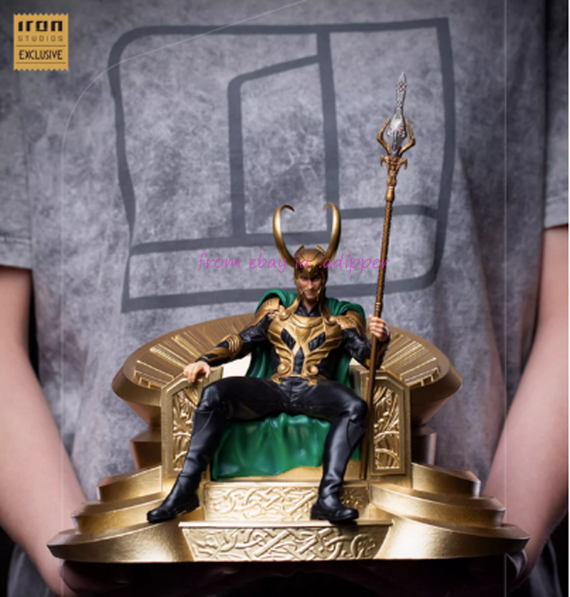 Perfect Iron Studios Loki Throne Art Scale 1/10 Statue Ccxp
