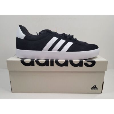 Adidas VL Court 3.0 Shoes Mens 10.5 Black/White Low Top Skateboard ID6278