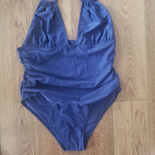 Zexxy Women One Piece Bathing Swim Suit XL Rouched Flattering Summer Beachy Pool - Picture 5 of 9