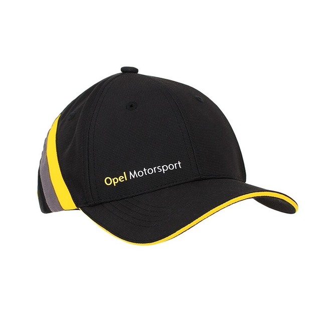 Casquette Opel Promotionnelle – Blanc Et Jaune, Coton, Réglable, Neuve Avec étiquette