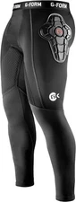 G-Form Adult Mens GK Pro Impact Black Baselayer Goalkeeper Pants NWT