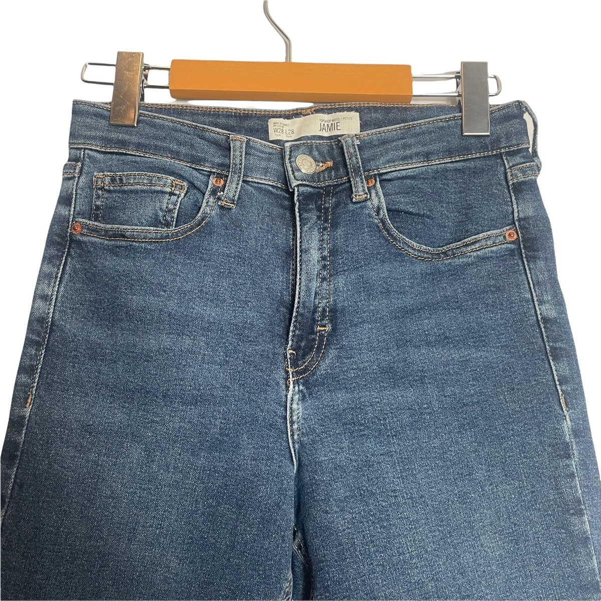 Topshop Moto Petite Jamie Denim Jeans W28 L28