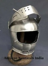 New medieval Italian Armet helmet SCA LARP fantasy helmet knight armor halloween