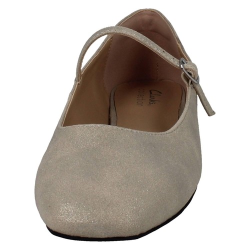 Ladies Clarks 'Emelina Gem' Smart Mary Jane Flat Shoes - D Fitting - Picture 16 of 21