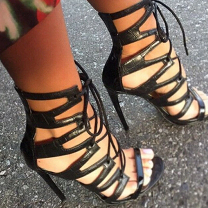 Gladiator clearance sandals heels