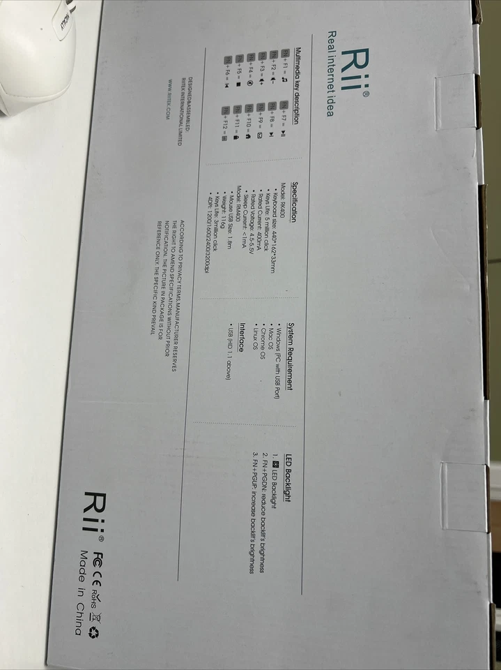 HAVIT HV-KB558CM Rainbow Backlit Gaming Keyboard and Mouse Combo - Black - Image 2 of 2