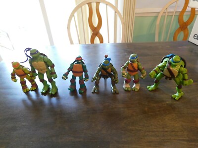 Lot of 6 Teenage Mutant Ninja Turtle figures TMNT, Toys Action Figures 2006-2012