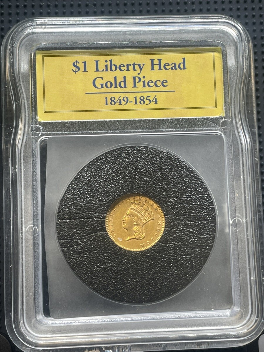 1856 $1 Liberty Head Gold Coin #246 | eBay