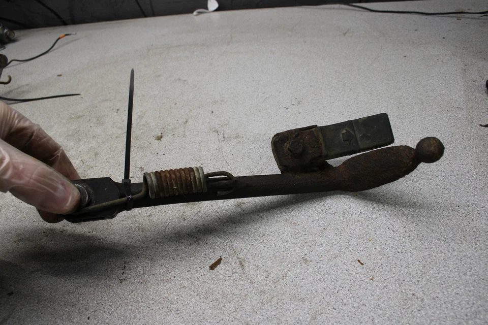 Honda CL360 1975 Scrambler pata de cabra soporte lateral H12-2994.ih Foto 3 de 4