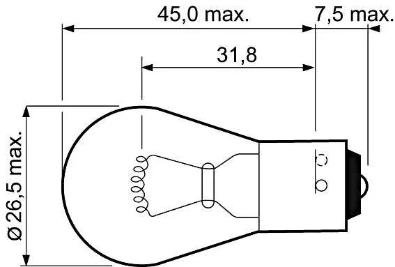 Bombilla Indicadora PY21W VALEO Para MERCEDES VW AUDI OPEL RENAULT FORD FIAT 32103 Foto 2 de 3