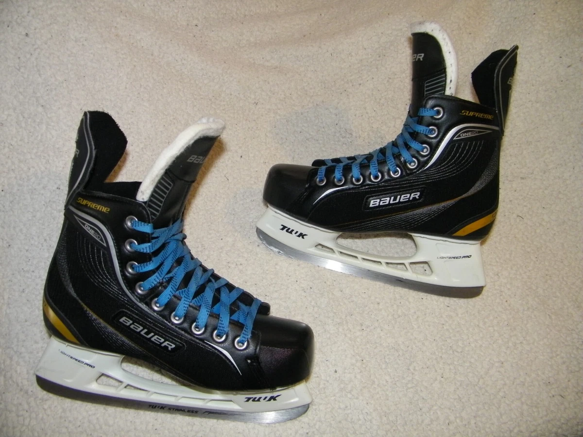 BAUER SUPREME ONE20 ICE HOCKEY SKATES SIZE 7 R SKATE-8.5 SHOE,USED