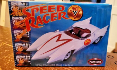 Speed Racer Mach 5 Model Kit polar lights #6700 1/25 Scale 2000 - FACTORY SEALED