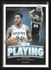 2020-21 Hoops #SS-14 Devin Vassell Now Playing San Antonio Spurs RC
