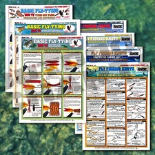 Fishermen's Fly Fishing Set - Basic Fly Tying #1-3 & Fly Fishing Knots #5-8
