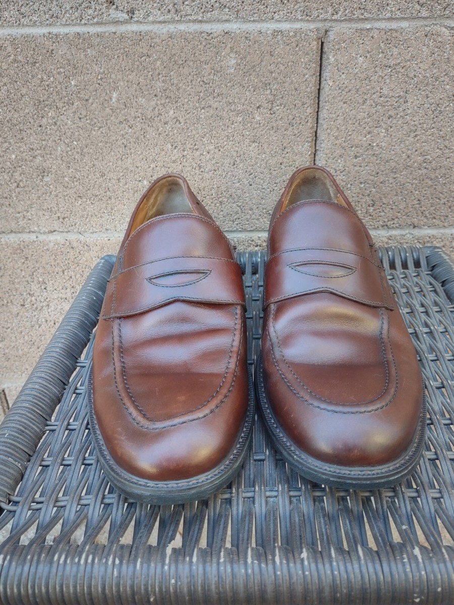 Johnston & Murphy XC4 Men's Waterproof Brown Leather Penny Loafers