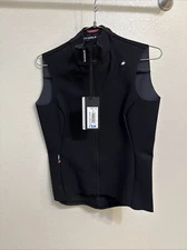 Assos Dyora RS Spring/Fall Aero Gilet Vest- Women's Medium -Black- New With Tags