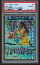 Sue Bird 2021 Panini Prizm WNBA Fearless Mojo #11 /25 PSA 10 GEM MT