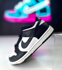 Nike Dunk Low Retro 'Black White' Panda PS Sneakers Shoes CW1588-100 Size 1Y