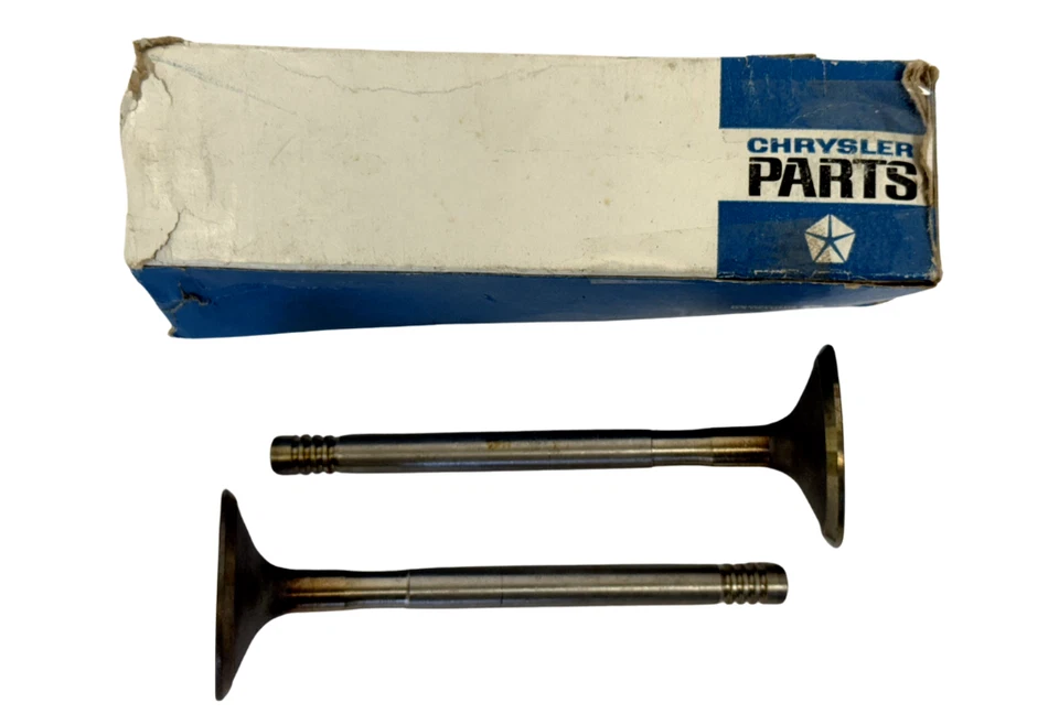 Комплект из 2 выпускных клапанов 1968-1976 Dodge Chrysler Plymouth 383 400 440 новые из старых запасов 3512095 - Изображение 2 из 4