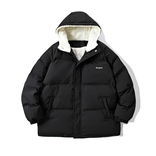 2023 Winter Jacket Men Hooded Thick Parkas Mens Jacket Winter Coat Male Zip Up - Picture 27 of 27