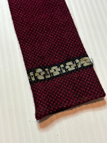 Vintage 40s 50s Necktie Mark Original California Square End Handwoven Wool Tie - Picture 4 of 7