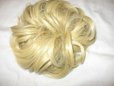 NEW, Messy Bun ,7" Scrunci ,Light Blonde , Large, XThick,Hairpiece GG 