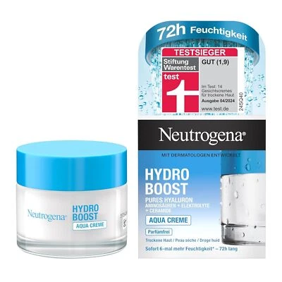 NEUTROGENAZ Neutrogena Hydro Boost Gesichtscreme Aqua Mit Hyaluron Ölfrei Und Parfümfrei Für
