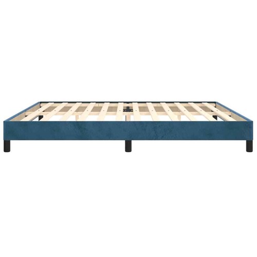 vidaXL Giroletto Blu Scuro 200x200 cm in Velluto - Foto 4 di 9