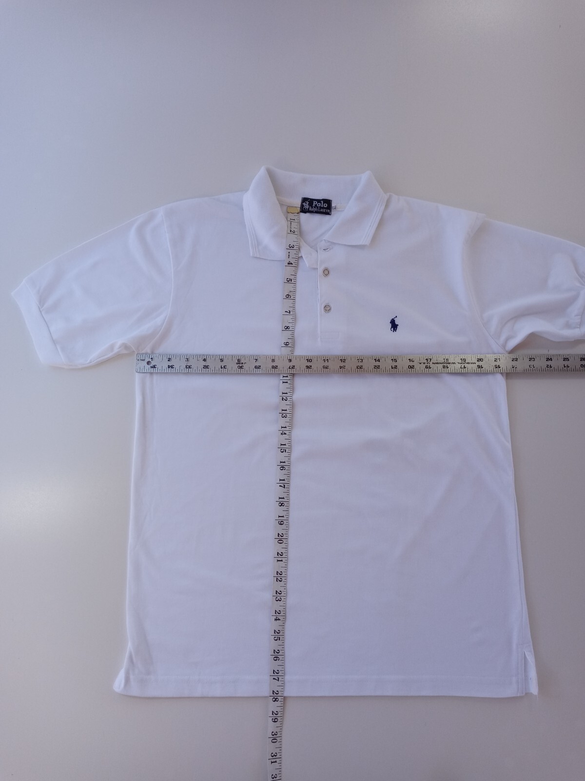 Rare POLO SPORT RALPH LAUREN Black Label Men White Polo Short Sleeve Blue Pony image 10