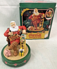 VTG COCA-COLA SANTA MECHANICAL COIN BANK 2ND SERIES 1994 MINT CONDITION