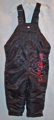 ECKO UNLIMITED BOYS BLACK OVERAL SNOW PANTS SIZE 3TODDLER NEW WITH TAGS