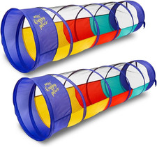 Play Tunnel for Kids - Pop up Tunnel Toys for Toddlers, Kids Multicolored Tunnel