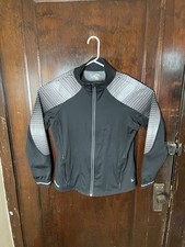 UNDER ARMOUR ColdGear Womens Running Jacket Full ZIP Medium Black Windstopper