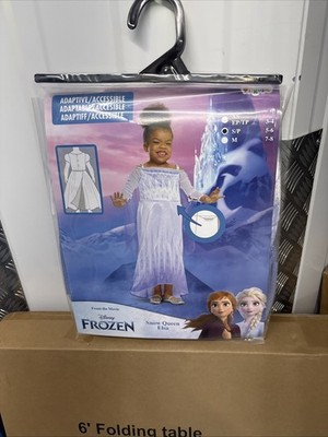 Schneekönigin Elsa Mädchen klein (5-6 Frozen Rollstuhl adaptiv Prinzessin Kostüm