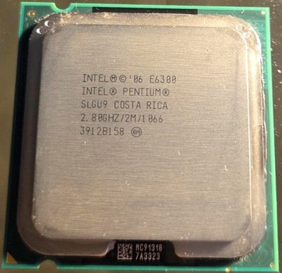 Intel Pentium E6300 2.8GHz Dual-Core Processor SLGU9