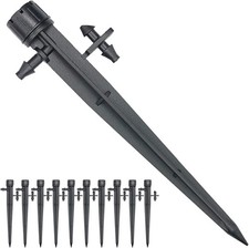 25 Pcs Drip Irrigation Emitters, Adjustable Flow 0-18 GPH 25, 360 Degree