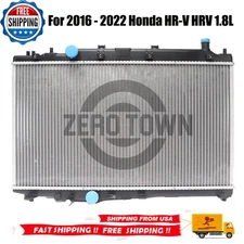13539 Aluminum Radiator For 2016-2021 2022 Honda HR-V HRV 1.8L New