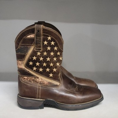 Brothers & Sons ASE7 Star Lite Western Boot Brown Mens Size 9D