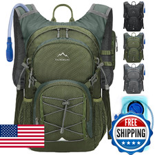 Hydration Backpack with Water Bladder, 18L Lightweight Hiking Backpack for Women