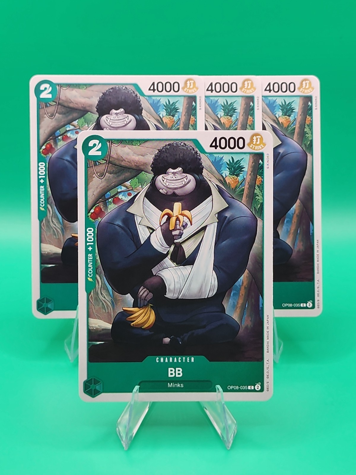 BB OP08-035 - Two Legends Regular 4pcs NM One Piece