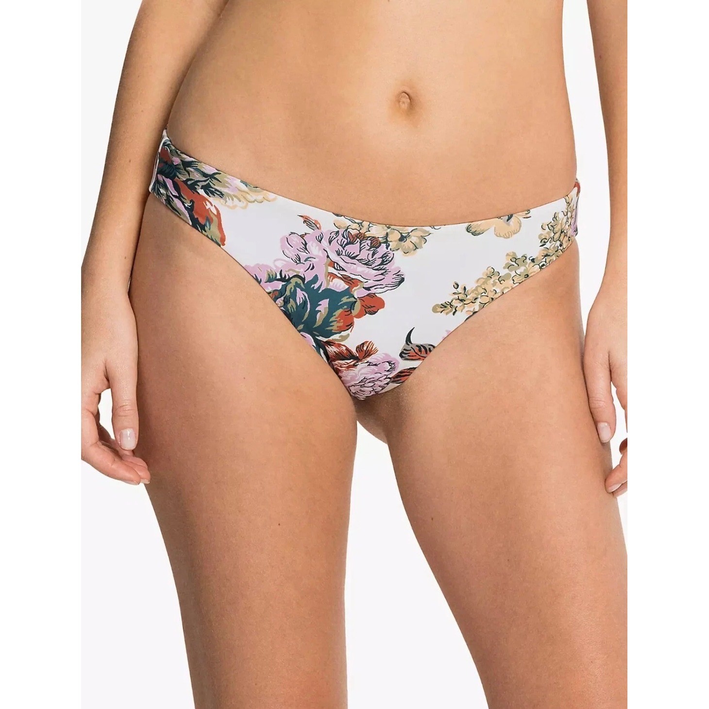 Maaji Reversible Floral Paisley Bikini Bottom White Multi Size XL Beach NEW