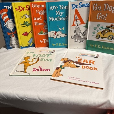 Lot Of 8 Preloved Dr. Seuss Books 1985-1996.