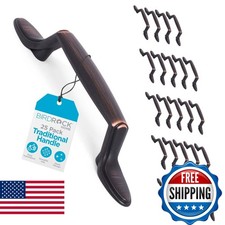 BIRDROCK HOME Cabinet Drawer Pulls 25 Pack 3" Oil Rubbed Bronze