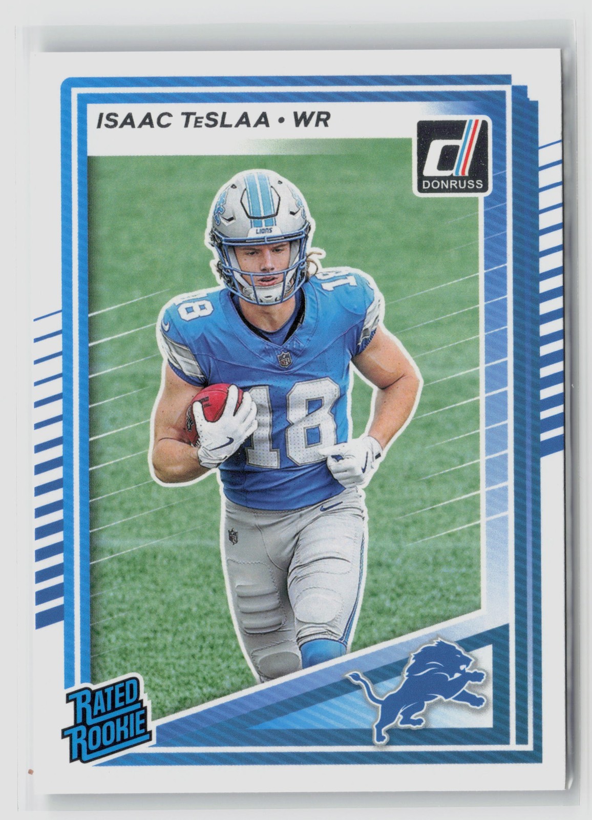 2025 PANINI DONRUSS ROOKIE ISAAC TESLAA #338 RC LIONS ROOKIE