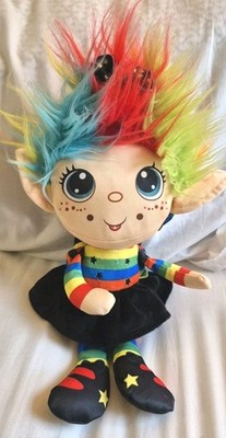 Flip Zee Trolls 2 in 1 Plush Rainbow Galore Doll Stuffed Toy 
