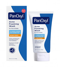 10 Benzoyl Peroxide Acne Foaming Wash, Maximum Strength, Daily Acne-Fighting